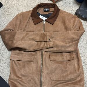 Culture Kings XXIII Men's Faux Suede Zip Up Jacket